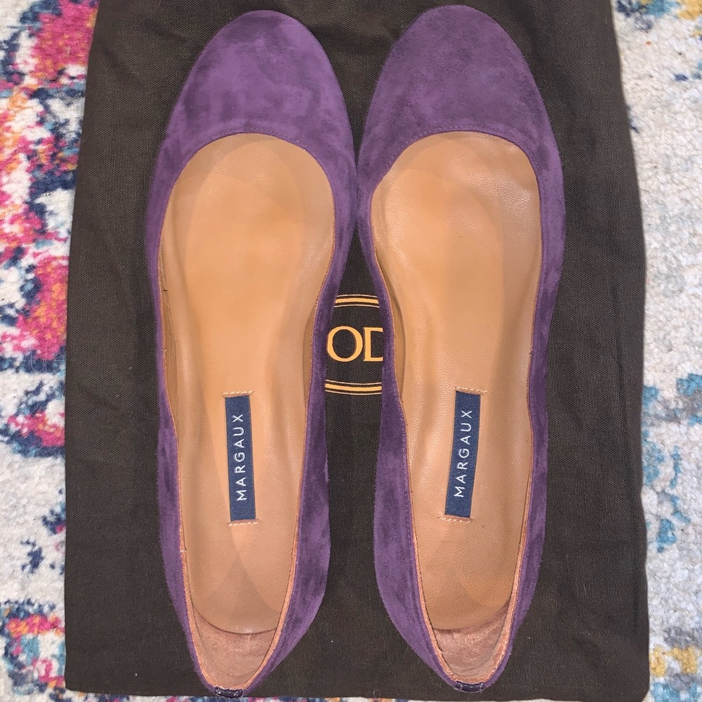 EUC 38 Margaux Classic Flat purple